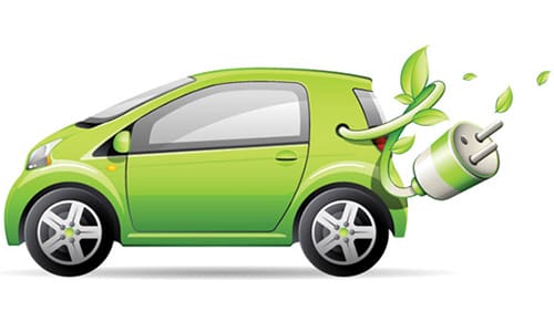Electric vehicle sales are forecasted to rise over the next ten years.